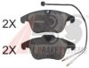 PEUGE 1610103780 Brake Pad Set, disc brake